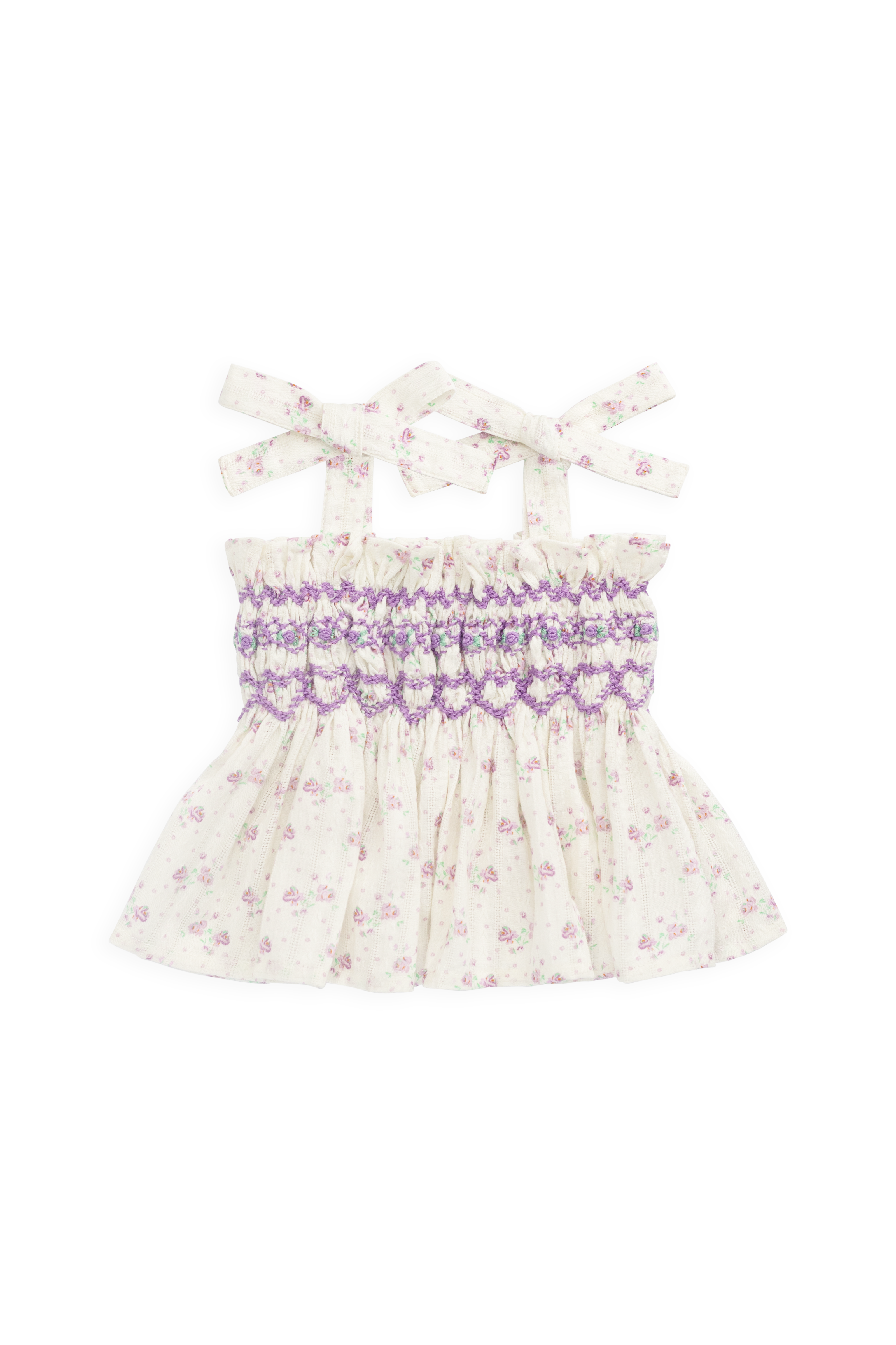 Organic Cotton Carine Top - Molly Lilac