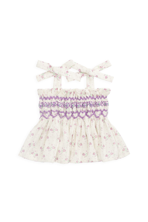 Organic Cotton Carine Top - Molly Lilac