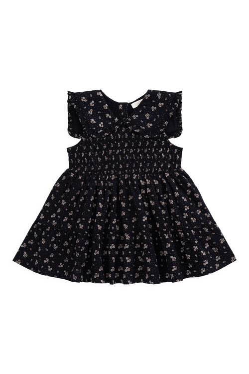 Organic Cotton Christabel Dress - Maisie Navy