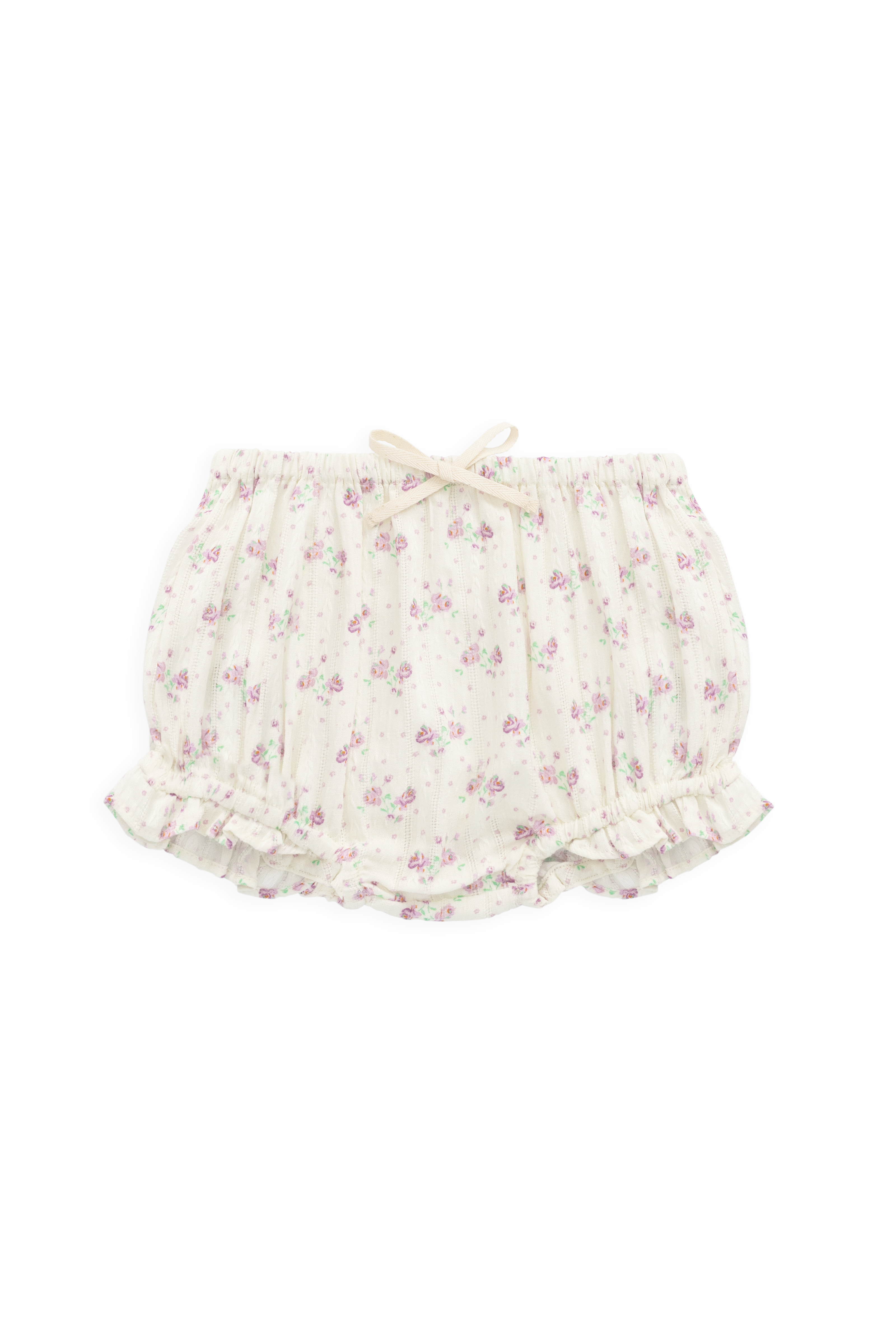 Organic Cotton Frill Bloomer - Molly Lilac