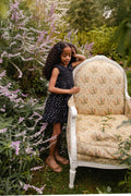 Organic Cotton Christabel Dress - Maisie Navy