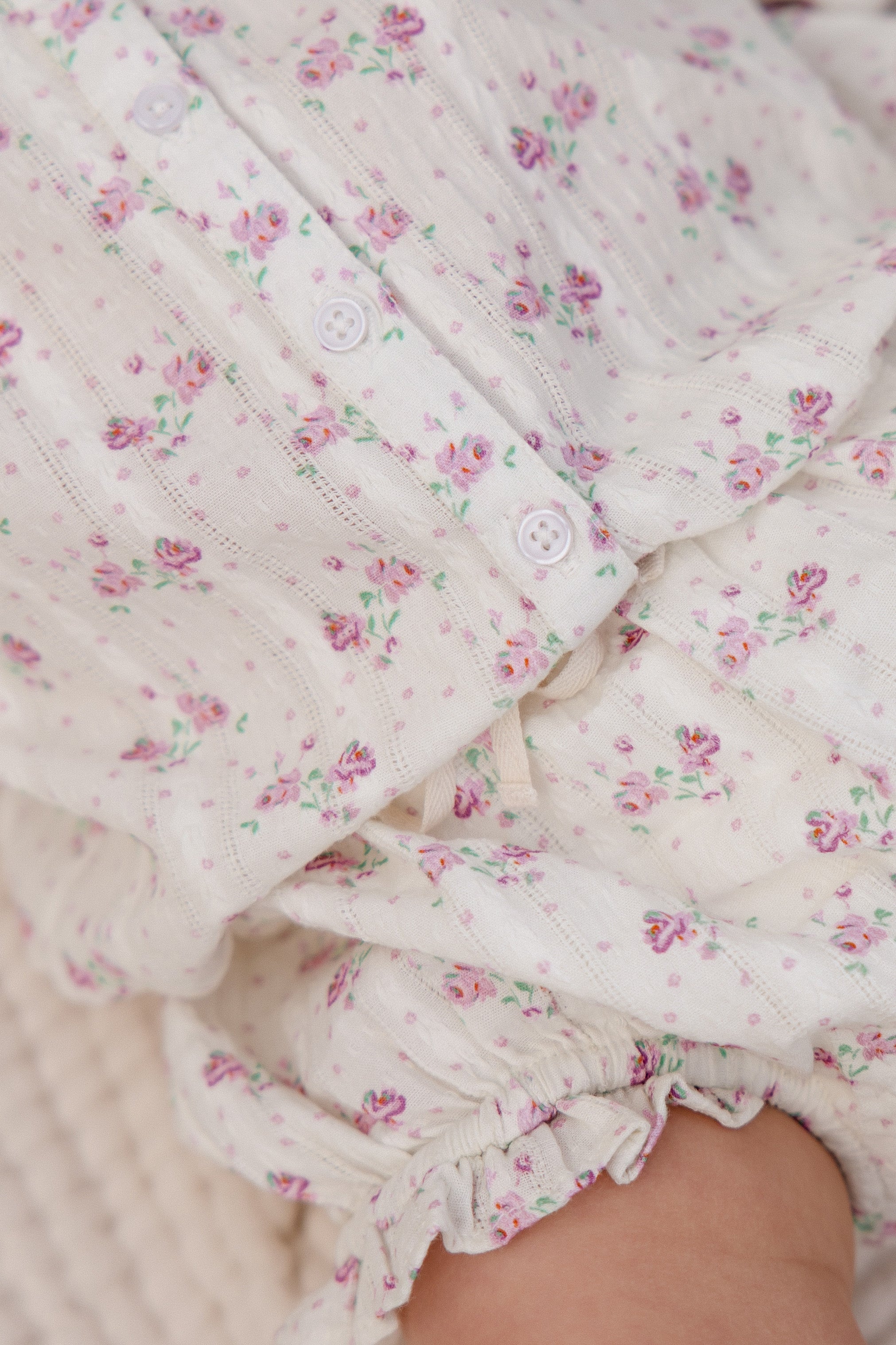 Organic Cotton Frill Bloomer - Molly Lilac