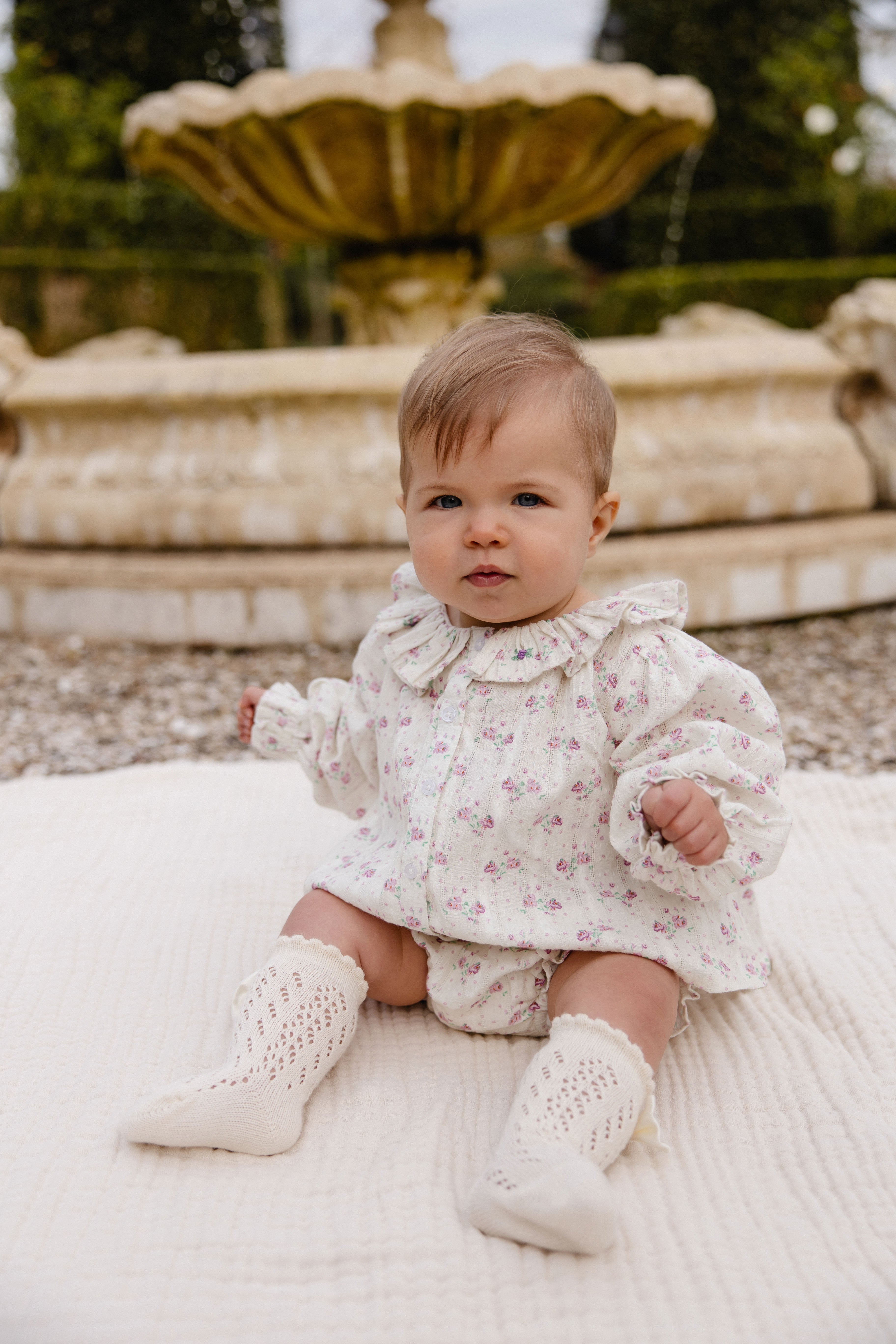 Organic Cotton Frill Bloomer - Molly Lilac